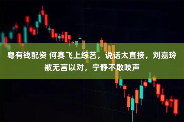 粤有钱配资 何赛飞上综艺，说话太直接，刘嘉玲被无言以对，宁静不敢吱声