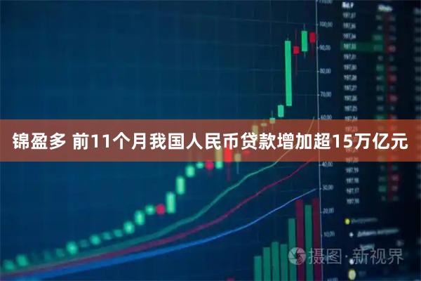 锦盈多 前11个月我国人民币贷款增加超15万亿元